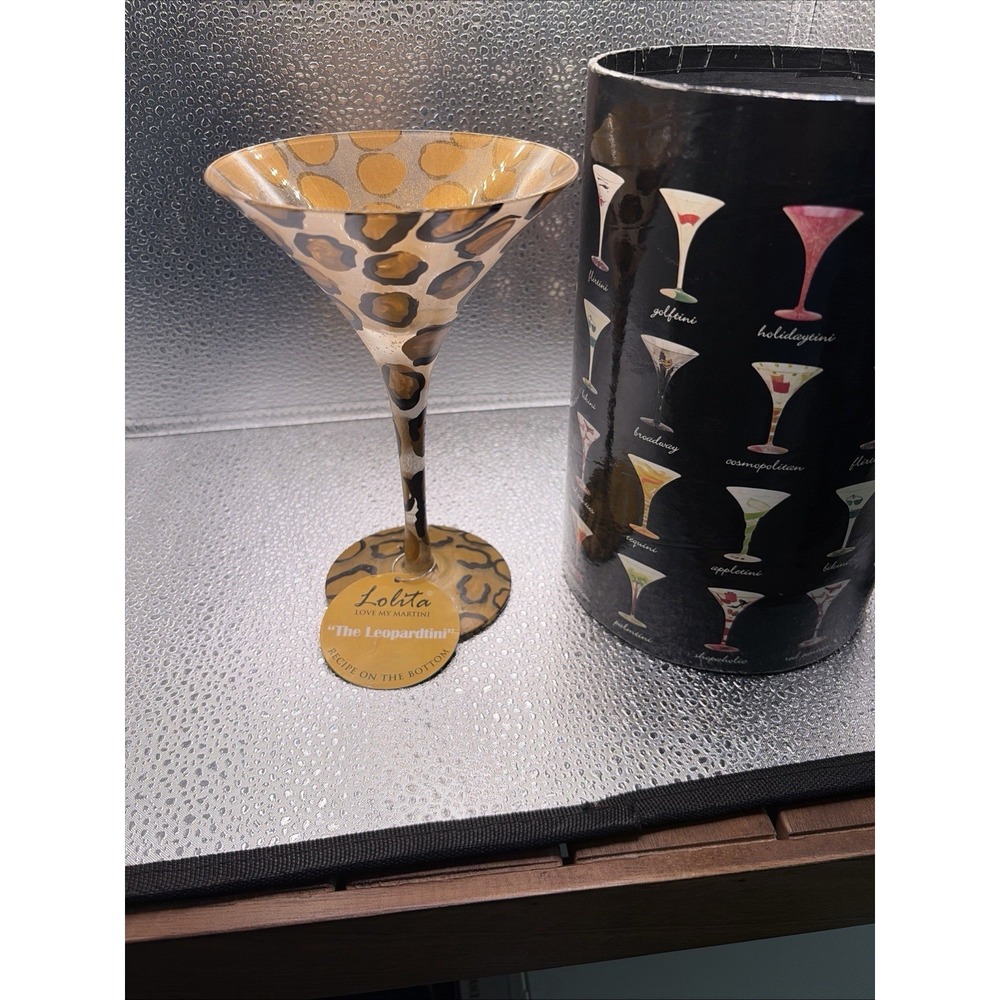 Lolita Martini Glass Tigertini Martini Glass In Box